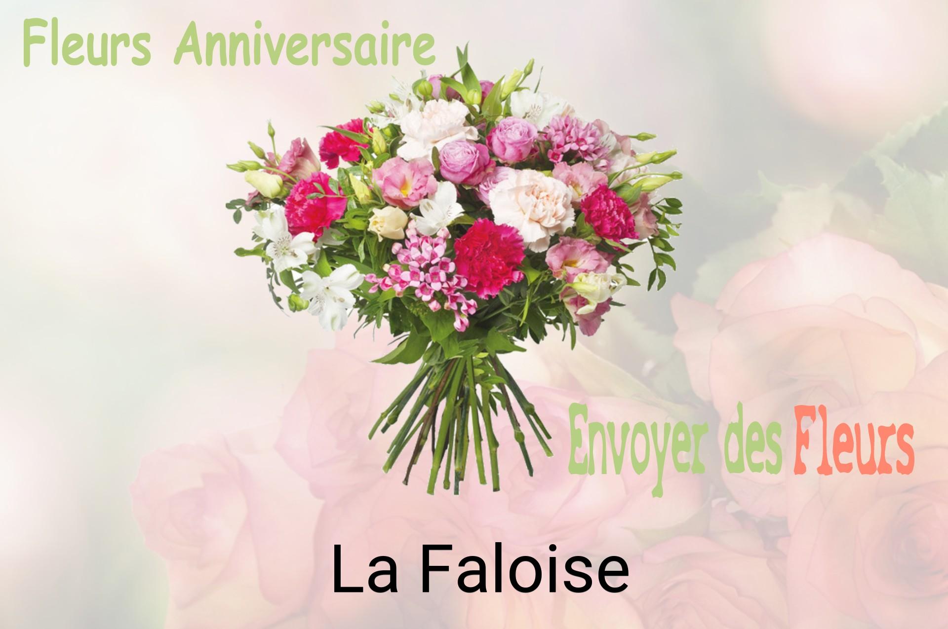 Bouquet de fleurs d’anniversaire livré à La Faloise
